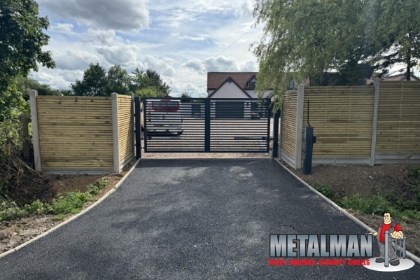  steel automated gate 